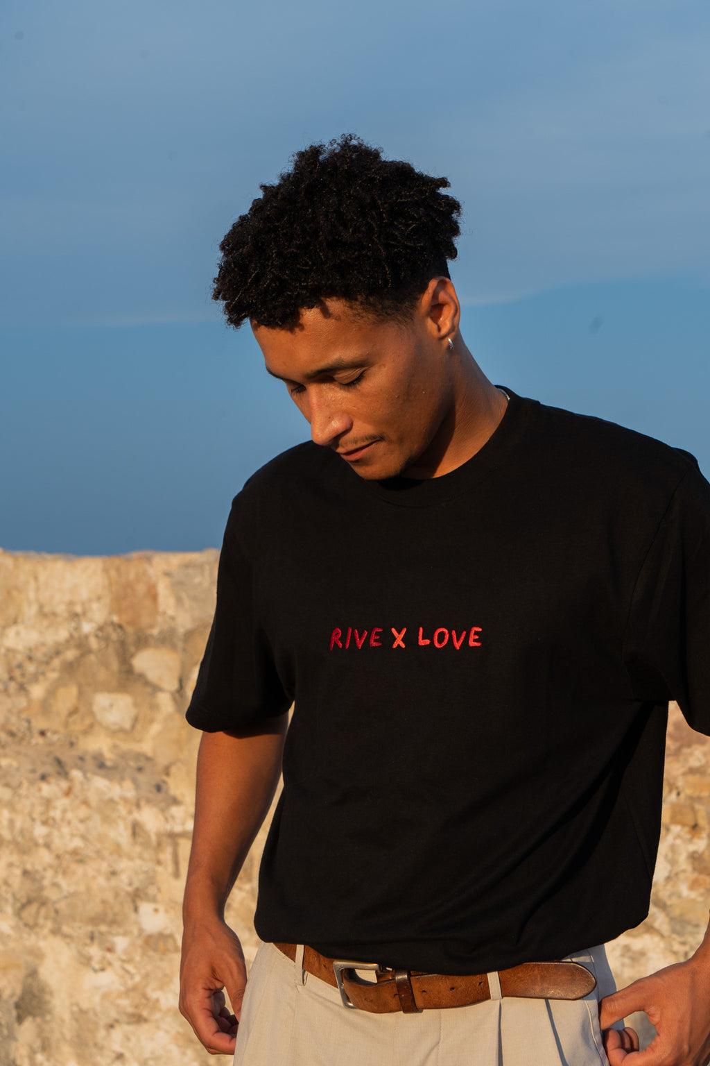 T-shirt AMOR Noir